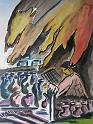 Markt in Oaxaka 2, 1977, Aquarell, 30x40